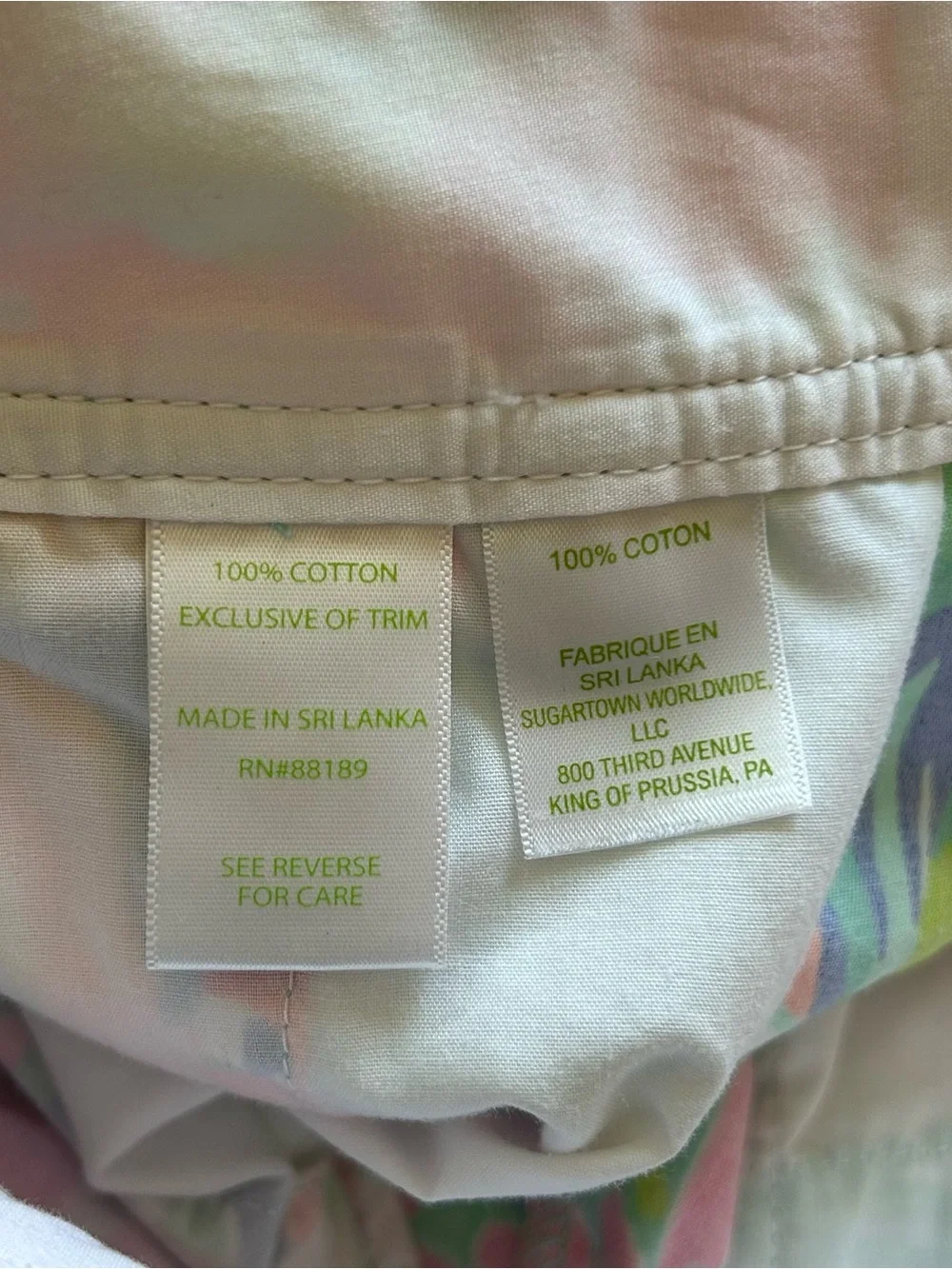 Lilly Pulitzer Callahan Mid Rise Flat Front Chino Shorts Women's Size 0 Tropical